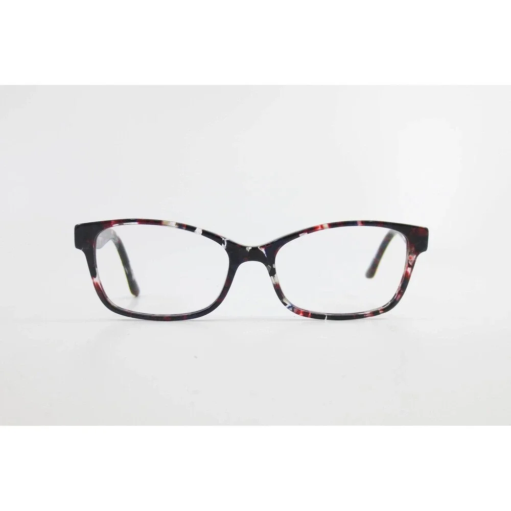 Christian Morgan CM 202111 Burgundy Tortoise Eyeglass Frames 53-16-135